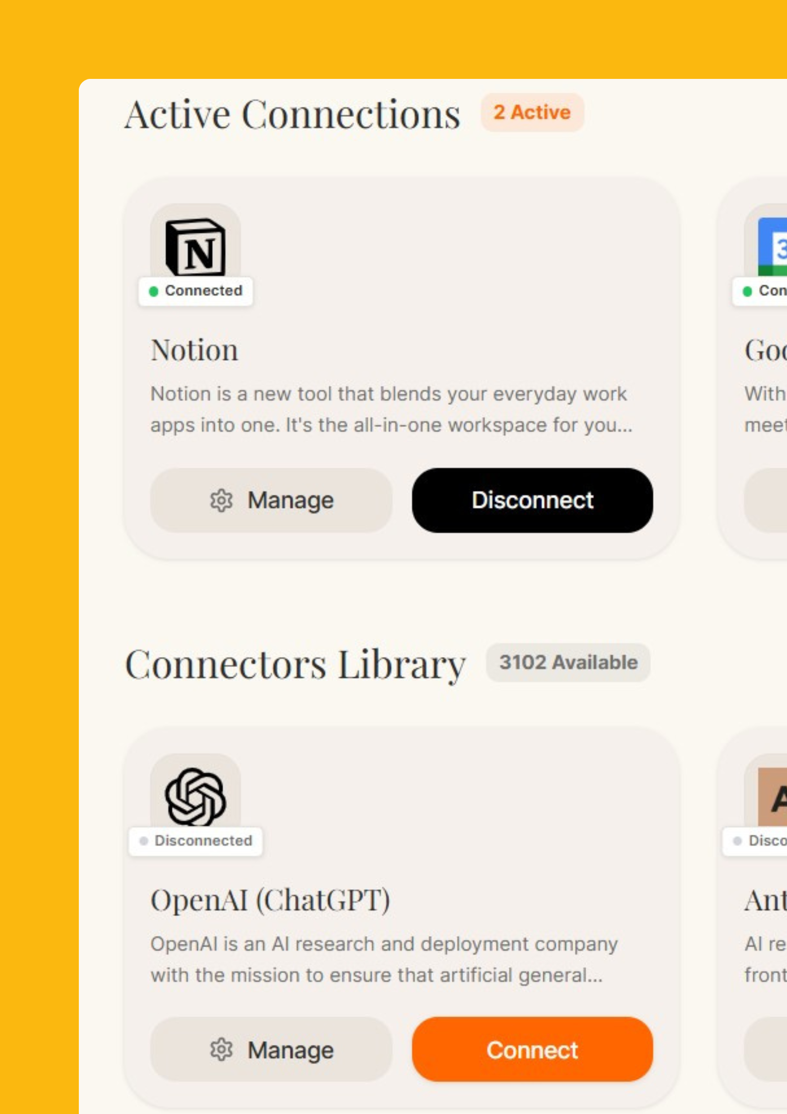 Agencies — Xerus workspace